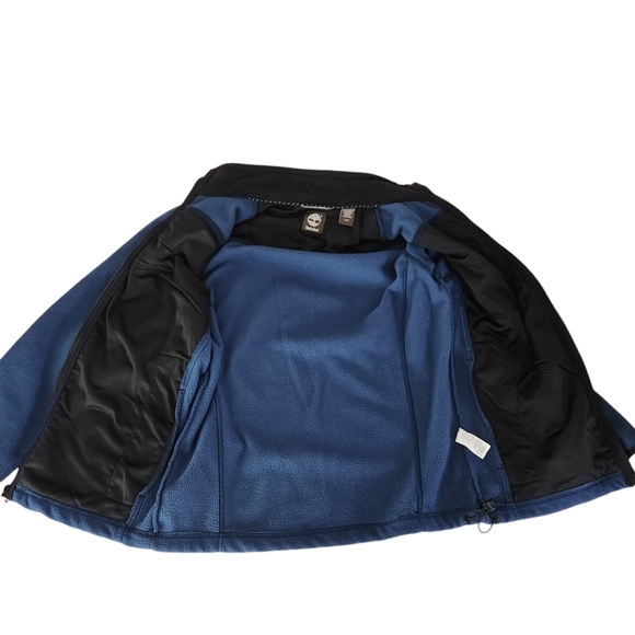 TIMBERLAND fleece jacket sweater blue for men small full zip - Picture 6 of 12